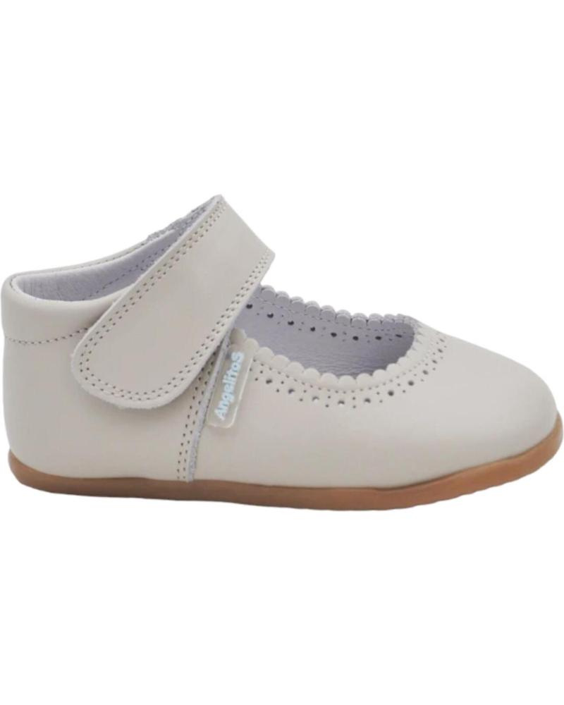 Sapatos de Menina ANGELITOS ZAPATOS 540 MERCEDITAS RESPETUOSA BEIGE