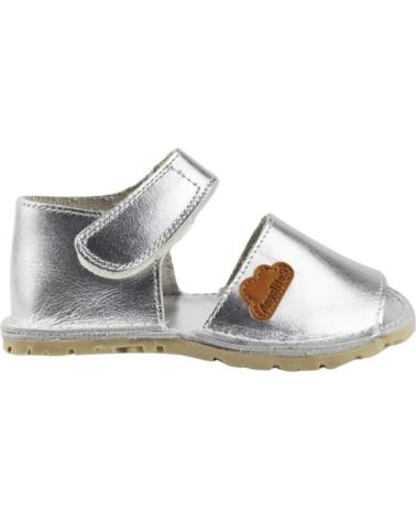 Sandálias de Menina ANGELITOS ZAPATOS 270 MENORQUINA RESPETUOSA METáLICO
