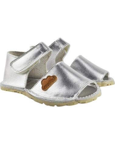 Sandálias de Menina ANGELITOS ZAPATOS 270 MENORQUINA RESPETUOSA METáLICO