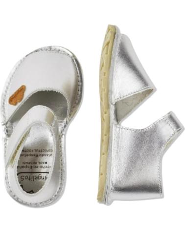 Sandálias de Menina ANGELITOS ZAPATOS 270 MENORQUINA RESPETUOSA METáLICO