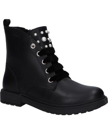 Woman and girl boots GEOX J169QI 000BC J ECLAIR C9999 BLACK