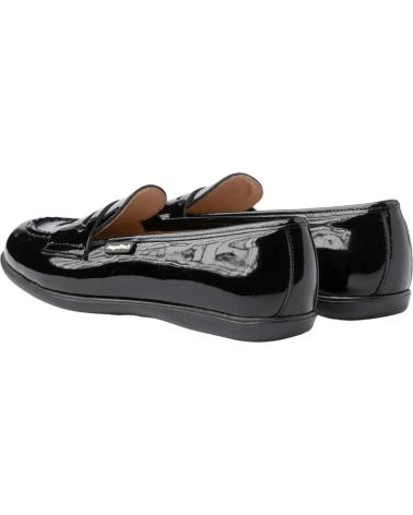 Mocassini per Bambina e Bambino ANGELITOS ZAPATOS 468 MOCASIN CHAROL COLEGIO NEGRO