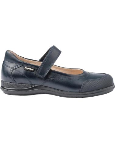 girl Flat shoes ANGELITOS BAILARINAS 462 BAILARINA COLEGIAL REFORZADA AZUL
