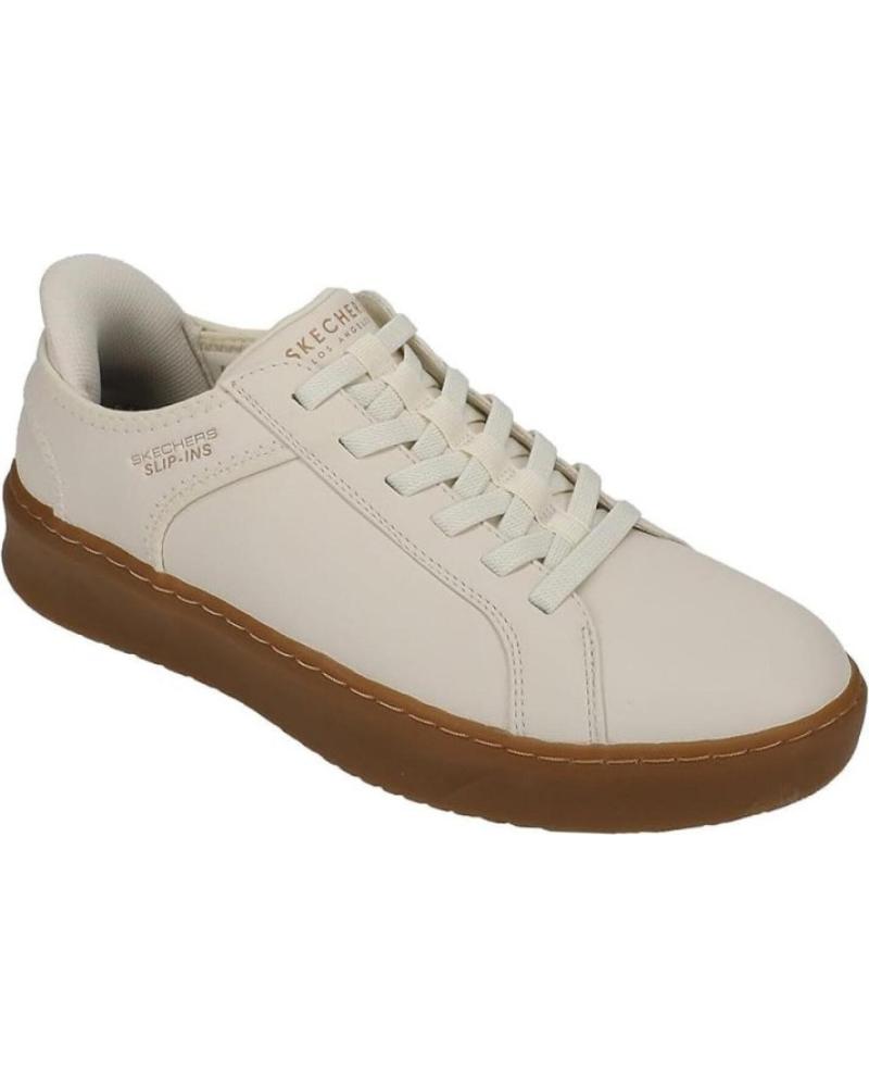 Esportes  de Homem SKECHERS SNEAKERS COURT BREAK-DOUBLE VENTED HOMBRE BLANCO