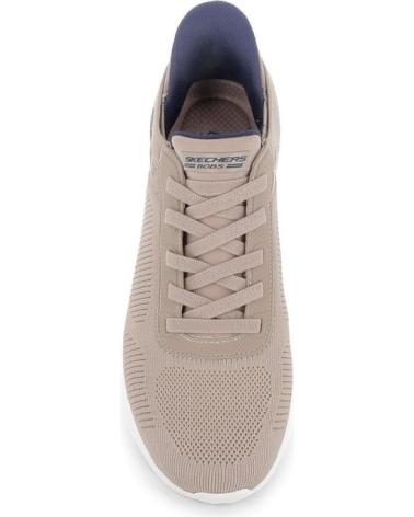 Esportes  de Homem SKECHERS SNEAKERS BOBS SPORT SQUAD CHAOS HOMBRE TAUPE MARRóN