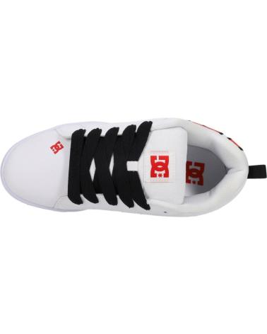 Sportif pour Femme et Homme DC SHOES ZAPATILLAS COURT GRAFFIK SHOE WHITE MULTICOLOR
