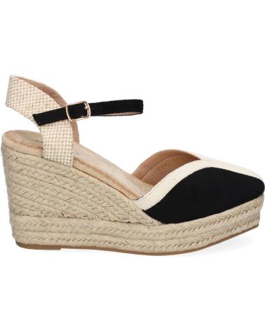 Woman Sandals PUNTOSALAO SANDALIAS DE CUNA EN YUTE COMODA PARA MUJER COLOR NEGRO TF33 VARIOS COLORES