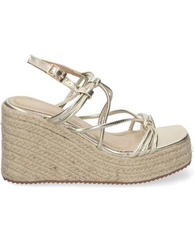 Woman Sandals PUNTOSALAO SANDALIAS DORADAS DE CUNA EN YUTE PALA DE TIRAS PARA MUJER J VARIOS COLORES