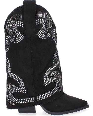 Bottes pour Femme PUNTOSALAO BOTINES DE TACON COMODO ESTILO CAMPERO POLAINA PARA MUJER CO VARIOS COLORES