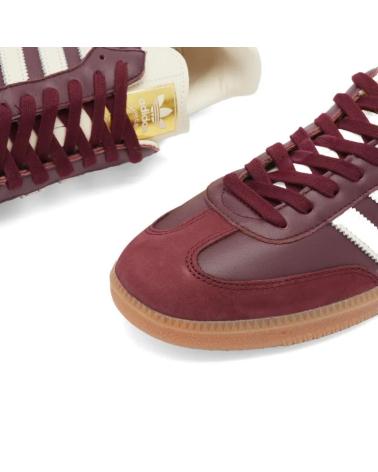 Esportes  de Mulher ADIDAS SAMBA OG WOMAN ID0477 MAROON-CREWHT-GOLD - 36 2-3 BURGUNDY