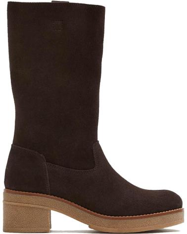 Stivaletti per Donna MARILA BOTAS CANA MEDIA PARA MUJER EN SERRAJE LEAF MARRON CAOBA