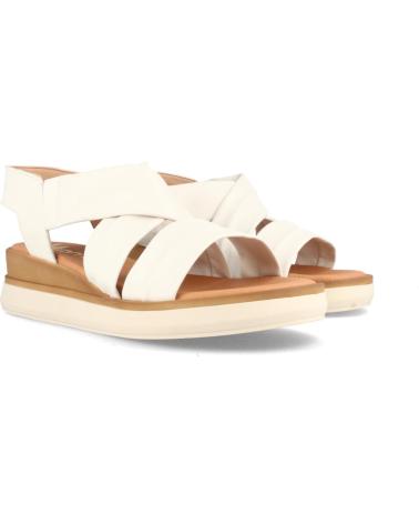 Sandali per Donna MARILA SANDALIA PARA MUJER CON CUNA EN PIEL DESIRED BLANCO