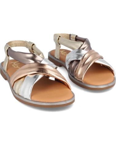 Woman Sandals MARILA SANDALIAS PARA MUJER PLANAS EN PIEL CORA MULTIMETAL