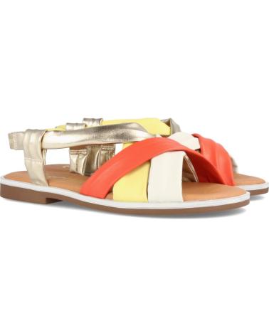 Sandalias de Mujer MARILA SANDALIAS PARA MUJER PLANAS EN PIEL CLEMENCIA MULTI NARANJA