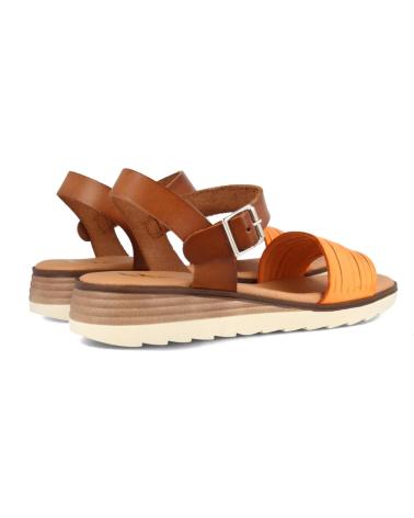 Sandalias de Mujer MARILA SANDALIA PARA MUJER CON CUNA EN PIEL BERNARDINA NARANJA