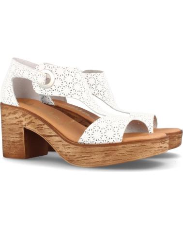 Sandalen für Damen MARILA SANDALIAS PARA MUJER CON TACON Y PLATAFORMA EN PIEL JESSENIA BLANCO