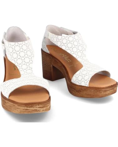 Sandalen für Damen MARILA SANDALIAS PARA MUJER CON TACON Y PLATAFORMA EN PIEL JESSENIA BLANCO