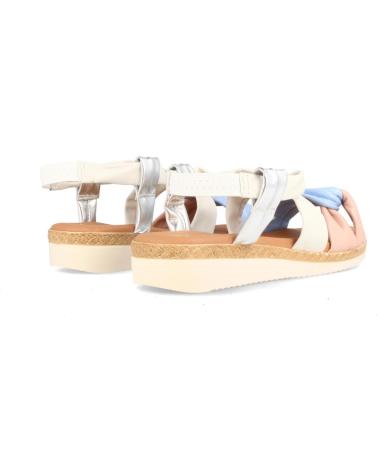 Sandalen für Damen MARILA SANDALIA CONFORT CON CUNA MEDIA FABRICADA EN PIEL MULTIPASTE ROSA