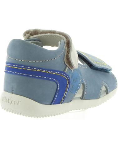 Sandalias de Niña y Niño KICKERS 545080-10 BICUBASURF 53 BLEU BEIGE