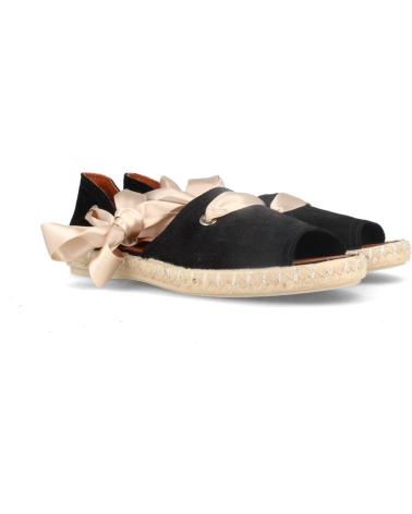 Scarpe per Donna MARILA ALPARGATAS PARA MUJER EN SERRAJE CON LAZADA Y PISO YUTE LOAN NEGRO
