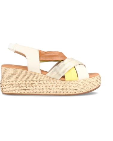 Sandalen für Damen MARILA SANDALIAS PARA MUJER CON PLATAFORMA EN PIEL COVADONGA MULTIN BLANCO
