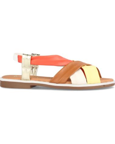 Sandalen für Damen MARILA SANDALIAS PARA MUJER PLANAS EN PIEL CORA MULTI CUERO