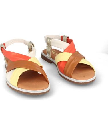 Sandalen für Damen MARILA SANDALIAS PARA MUJER PLANAS EN PIEL CORA MULTI CUERO