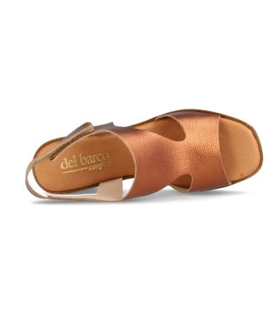 Sandali per Donna MARILA SANDALIA PARA MUJER DE PIEL CON TACON ALTO BABANE TERRACOTA NARANJA