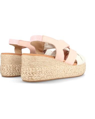 Woman Sandals MARILA SANDALIAS PARA MUJER CON PLATAFORMA EN PIEL COVADONGA MULTIR ROSA