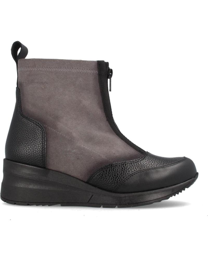 Stivaletti per Donna MARILA BOTIN DE PIEL PARA MUJER CON PLANTILLA ACOLCHADA Y EXTRAIBLE NEGRO