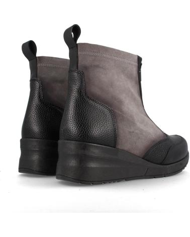 Stivaletti per Donna MARILA BOTIN DE PIEL PARA MUJER CON PLANTILLA ACOLCHADA Y EXTRAIBLE NEGRO
