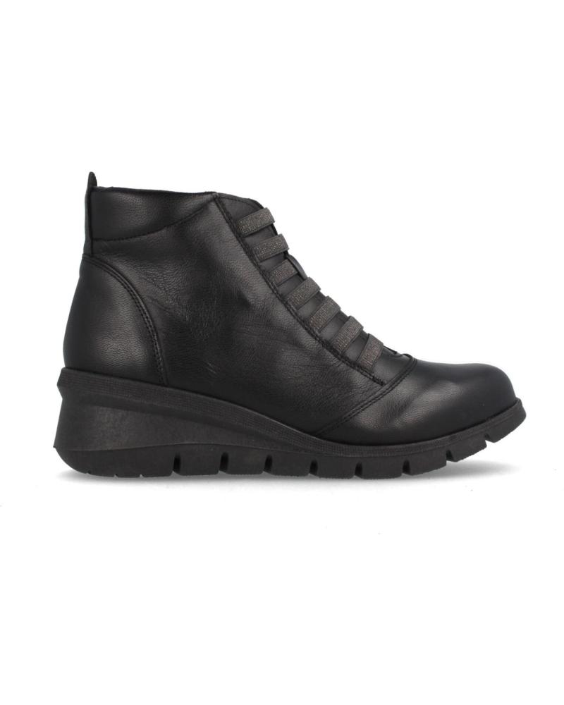 Stivaletti-De-Mujer-MARILA-BOTIN-DE-PIEL-PARA-MUJER-CON-PLANTILLA-ACOLCHADA-Y-EXTRAIBLE-NEGRO