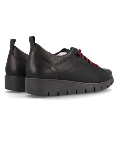 Zapatos de Mujer MARILA DEPORTIVA ELEGANTE DE PIEL PARA MUJER CON PLANTILLA ACOLCHAD NEGRO
