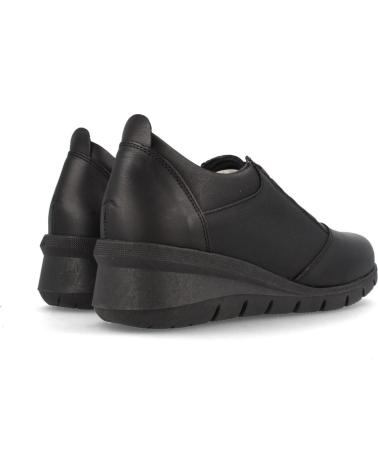 Zapatos de Mujer MARILA DEPORTIVA ELEGANTE DE PIEL PARA MUJER CON PLANTILLA ACOLCHAD NEGRO