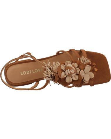 Sandalen für Damen LODI SANDALIAS MUJER MODELO KON5357 COLOR MARRON TABACO