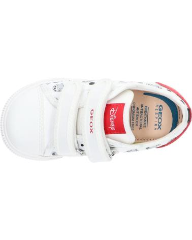 Esportes  de Menina e Menino GEOX B45D5C 0AN54 B KILWI WHITE-RED C0050
