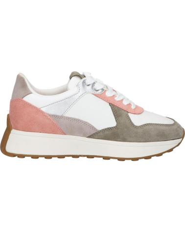 Esportes  de Mulher geox D45MDA 02285 D AMABEL C5Q1Z DK SKIN-WHITE