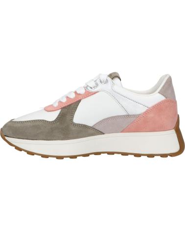 Esportes  de Mulher geox D45MDA 02285 D AMABEL C5Q1Z DK SKIN-WHITE