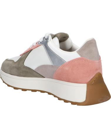 Esportes  de Mulher geox D45MDA 02285 D AMABEL C5Q1Z DK SKIN-WHITE