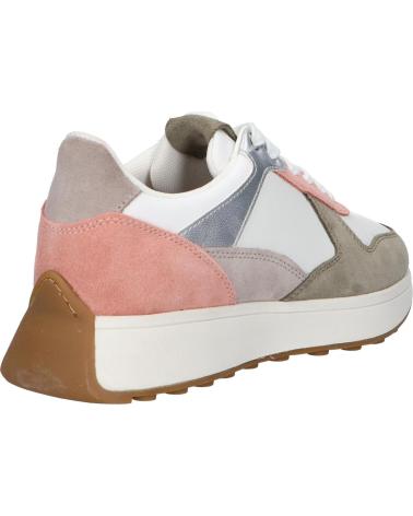 Esportes  de Mulher geox D45MDA 02285 D AMABEL C5Q1Z DK SKIN-WHITE
