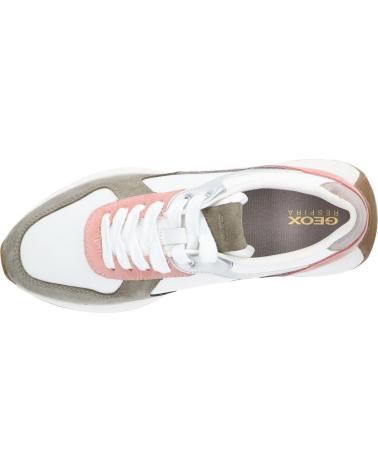 Esportes  de Mulher geox D45MDA 02285 D AMABEL C5Q1Z DK SKIN-WHITE