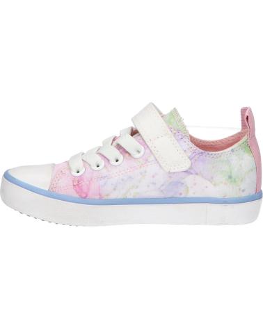 girl Trainers GEOX  J454NA 000AN J GISLI C0406 WHITE-PINK C0406