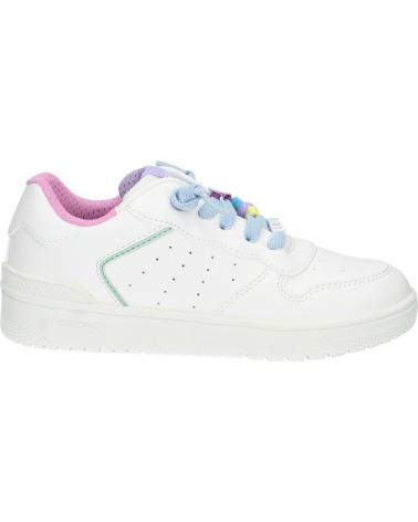 Sneaker für Mädchen GEOX J45HXD 0003W J WASHIBA C0653 WHITE-MULTICOLOR C0653