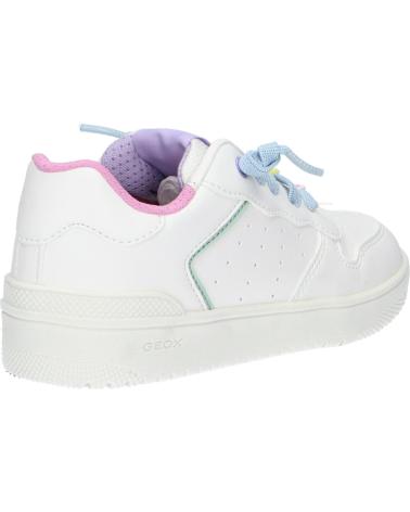 Sneaker für Mädchen GEOX J45HXD 0003W J WASHIBA C0653 WHITE-MULTICOLOR C0653