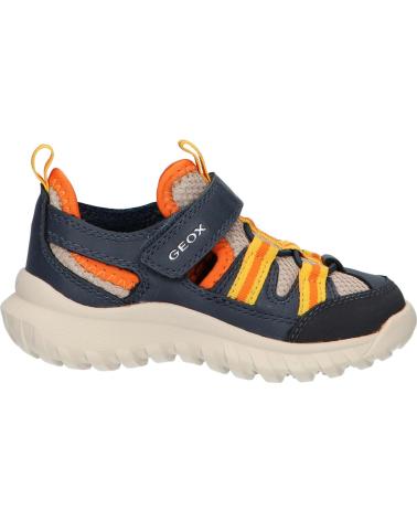Esportes  de Menino GEOX J45LUA 014ME J SIMBYOS C0014 BLUE-BEIGE