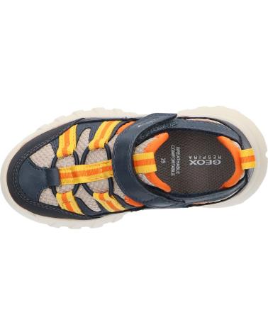 Esportes  de Menino GEOX J45LUA 014ME J SIMBYOS C0014 BLUE-BEIGE