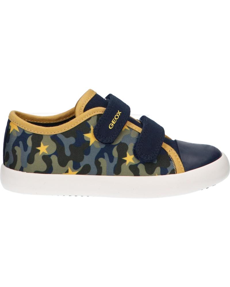 Sneaker für Junge GEOX B451NB 000AW B GISLI CF42Q NAVY-OCHRE