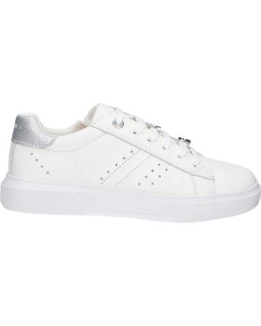 Sportif pour Fille GEOX J45GCB 085BC J NETTUNO C0007 WHITE-SILVER C0007