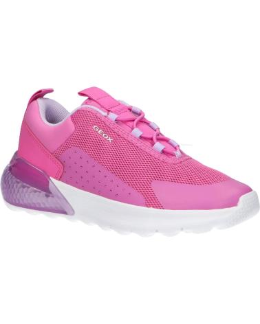 girl Trainers GEOX J45LZA 0149J J ACTIVART ILLUMINUS C8257 FUCHSIA-LILAC C8257