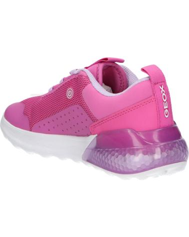 girl Trainers GEOX J45LZA 0149J J ACTIVART ILLUMINUS C8257 FUCHSIA-LILAC C8257